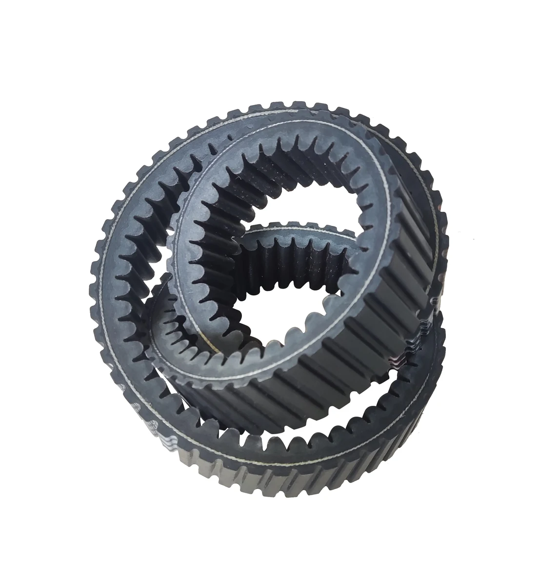 Coiled aramid belt showing zero memory and instant flex